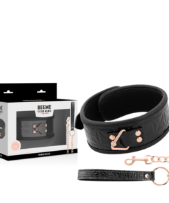 Alternative view of BEGME - BLACK EDITION PREMIUM VEGAN LEATHER COLLAR WITH NEOPRENE LINING