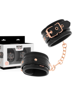 Alternative view of BEGME -  BLACK EDITION PREMIUM HANDCUFFS WITH NEOPRENE LINING