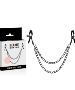 Alternative view of BEGME - RED EDITION NIPPLE CLIPS WITH CHAIN