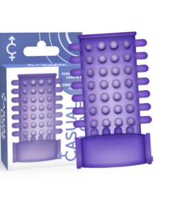 Alternative view of CASUAL LOVE - RING VIBRATING SLEEVE PURPLE