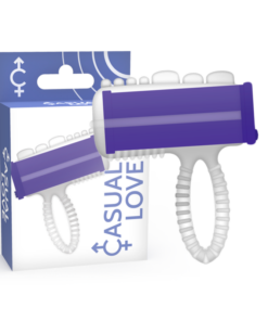 CASUAL LOVE - RING TONGUE VIBRATING PURPLE