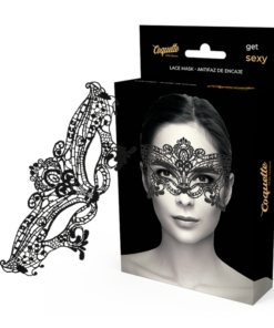 COQUETTE CHIC DESIRE - LACE MASK BLACK