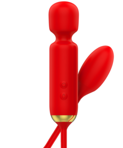 Alternative view of MIA - TOSCANA DOUBLE PLEASURE WAND + VIBRATING EGG