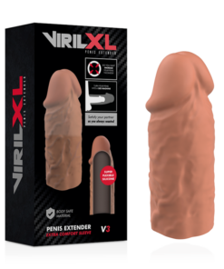 Alternative view of VIRILXL - LIQUID SILICONE V3 BROWN PENIS EXTENSION