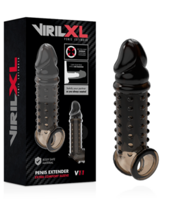 Alternative view of VIRILXL - PENIS EXTENSION AND SHEATH V11 BLACK