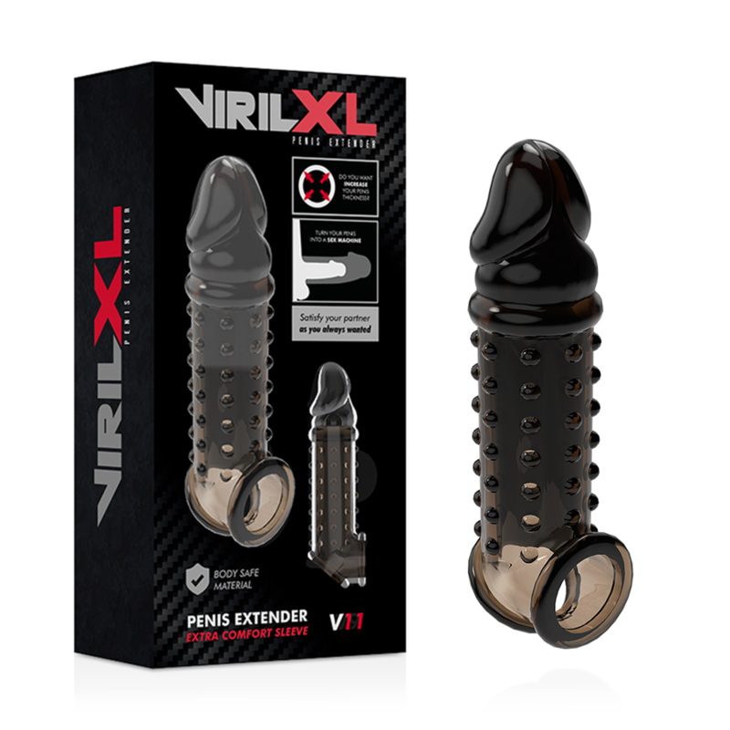 VIRILXL - PENIS EXTENSION AND SHEATH V11 BLACK - Image 2