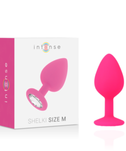 Alternative view of INTENSE - SHELKI M ANAL PLUG FUCHSIA