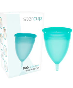 STERCUP - FDA SILICONE MENSTRUAL CUP AQUAMARINE - SIZE L
