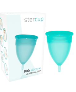 STERCUP - FDA SILICONE MENSTRUAL CUP AQUAMARINE - SIZE S