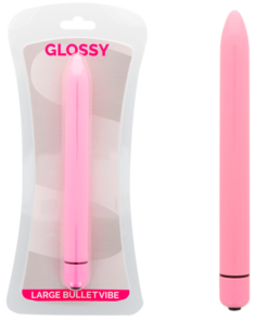 GLOSSY - SLIM VIBRATOR PINK