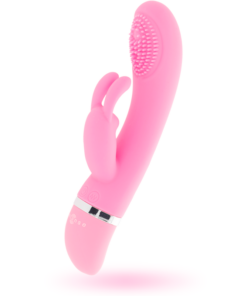 Alternative view of INTENSE - SUSY OSCILLATING VIBRATOR SILICONE RABBIT PINK
