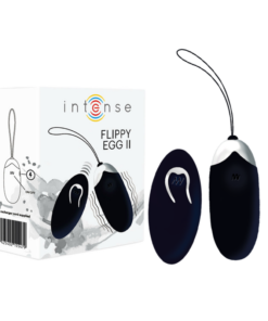 INTENSE - FLIPPY II VIBRATING EGG WITH REMOTE CONTROL BLACK