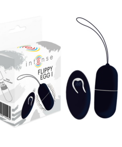 INTENSE - FLIPPY I VIBRATING EGG WITH REMOTE CONTROL BLACK