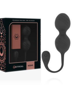 RITHUAL NISHA RECHARGEABLE KEGEL BALLS BLACK