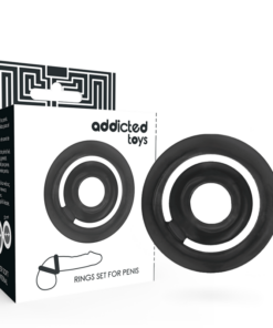 ADDICTED TOYS - POTENZ- C-RING PENIS BLACK