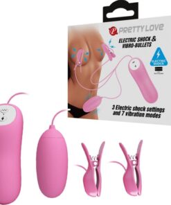 PRETTY LOVE - TWEEZERS WITH VIBRATION AND PINK ELETROSHOCK