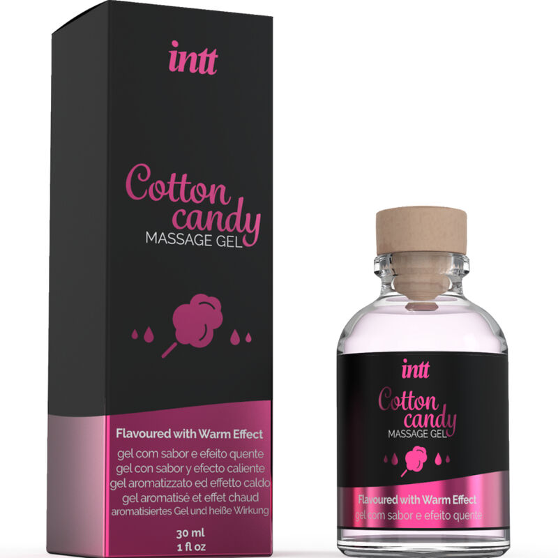 INTT MASSAGE ORAL SEX - MASSAGE GEL WITH COTTON CANDY FLAVOR AND HEATING EFFECT - Image 2