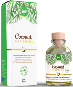 Alternative view of INTT - VEGAN MASSAGE GEL WITH COCONUT FLAVOR AND HEATING EFFECT