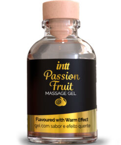 INTT MASSAGE  ORAL SEX - PASSION FRUIT FLAVORED MASSAGE GEL WITH HEAT EFFECT