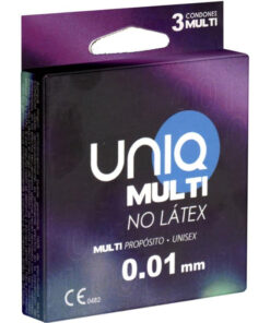 UNIQ - MULTI LATEX FREE CONDOMS 3 UNITS