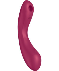 Alternative view of SATISFYER - CURVE TRINITY 1 AIR PULSE VIBRATION RED