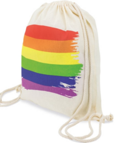 PRIDE - COTTON LGBT FLAG BACKPACK