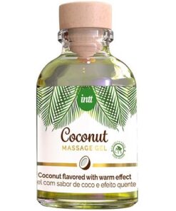 INTT - VEGAN MASSAGE GEL WITH COCONUT FLAVOR AND HEATING EFFECT