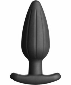 ELECTRASTIM - SILICONE BLACK ROCKER BUTT PLUG LARGE