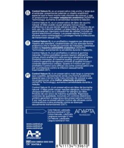 Alternative view of CONTROL - ADAPTA NATURE XL CONDOMS 12 UNITS