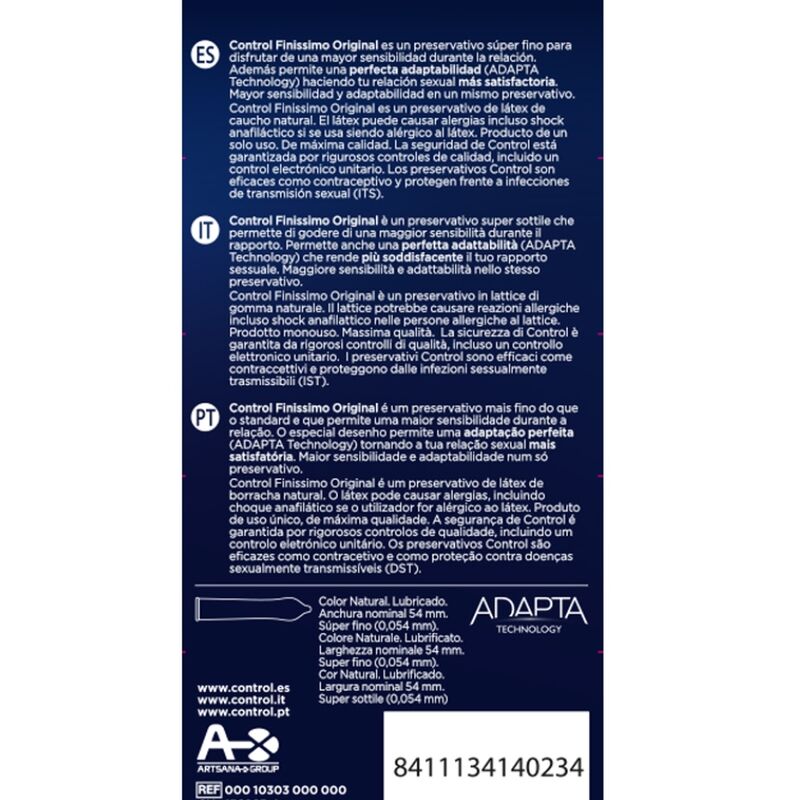 CONTROL - FINISSIMO ORIGINAL 6 UNITS - Image 2