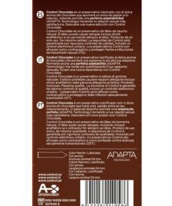 Alternative view of CONTROL - ADAPTA CHOCOLATE CONDOMS 12 UNITS