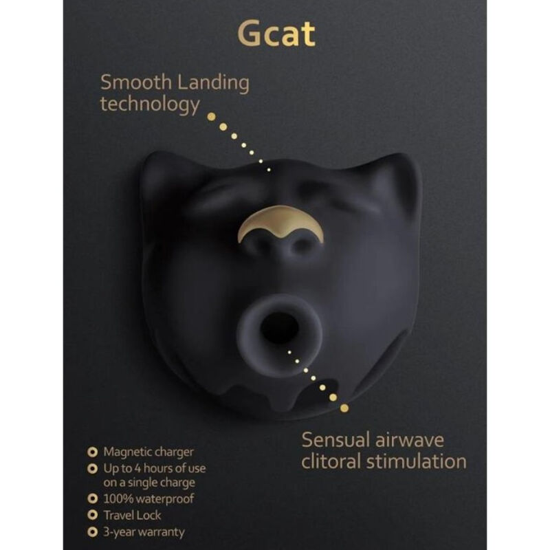 G-VIBE - GCAT MYSTIC CLITORAL SUCKER BLACK - Image 2