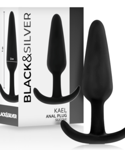 BLACKSILVER - KAEL SILICONE ANAL PLUG WITH MEDIUM HANDLE