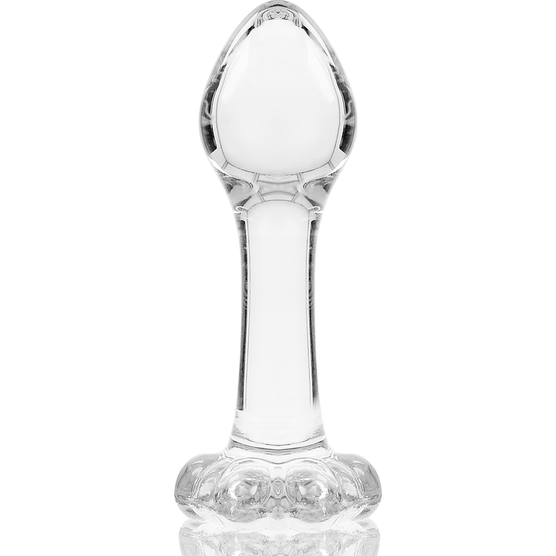 NEBULA SERIES BY IBIZA - MODEL 2 ANAL PLUG BOROSILICATE GLASS 11 X 3.5 CM CLEAR - Image 5