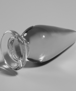 Alternative view of NEBULA SERIES BY IBIZA - MODEL 4 ANAL PLUG BOROSILICATE GLASS 11 X 5 CM CLEAR