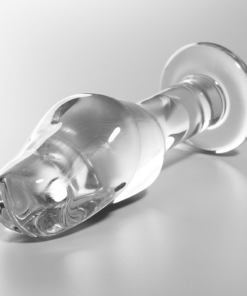 Alternative view of NEBULA SERIES BY IBIZA - MODEL 6 ANAL PLUG BOROSILICATE GLASS 12.5 X 4 CM CLEAR