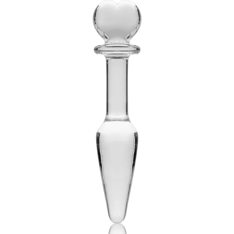 NEBULA SERIES BY IBIZA - MODEL 7 ANAL PLUG BOROSILICATE GLASS 13.5 X 3 CM CLEAR - Image 5