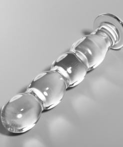 Alternative view of NEBULA SERIES BY IBIZA - MODEL 10 DILDO BOROSILICATE GLASS 16.5 X 3.5 CM CLEAR