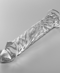 Alternative view of NEBULA SERIES BY IBIZA - MODEL 12 DILDO BOROSILICATE GLASS 17 X 3.5 CM CLEAR