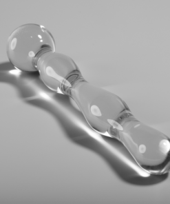 Alternative view of NEBULA SERIES BY IBIZA - MODEL 13 DILDO BOROSILICATE GLASS 18 X 3.5 CM CLEAR