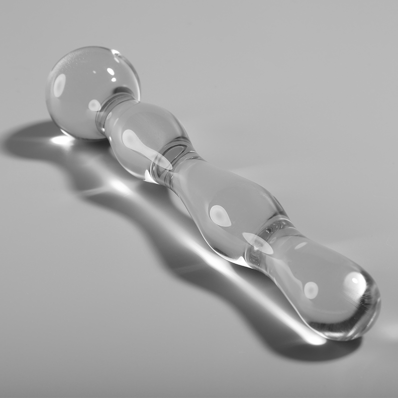 NEBULA SERIES BY IBIZA - MODEL 13 DILDO BOROSILICATE GLASS 18 X 3.5 CM CLEAR - Image 2