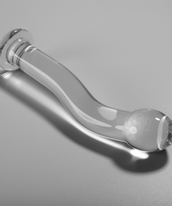 Alternative view of NEBULA SERIES BY IBIZA - MODEL 18 DILDO BOROSILICATE GLASS 18.5 X 3.5 CM CLEAR