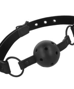 Alternative view of INTENSE - FETISH VEGAN LEATHER BALL GAG