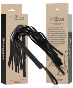 INTENSE - FETISH VEGAN LEATHER FLOGGER