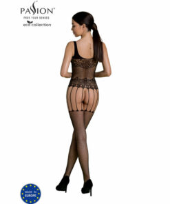 Alternative view of PASSION - ECO COLLECTION BODYSTOCKING ECO BS001 BLACK