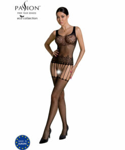 PASSION - ECO COLLECTION BODYSTOCKING ECO BS001 BLACK