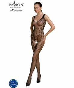 PASSION - ECO COLLECTION BODYSTOCKING ECO BS012 BLACK