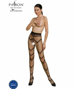 PASSION - ECO COLLECTION BODYSTOCKING ECO S006 BLACK