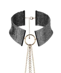 Alternative view of BIJOUX - DÉSIR MÉTALLIQUE BLACK METALLIC NECKLACE