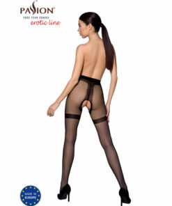 Alternative view of PASSION - TIOPEN 020 STOCKING BLACK 1/2 (20 DEN)
